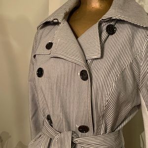 MICHAEL KORS Stripped Raincoat